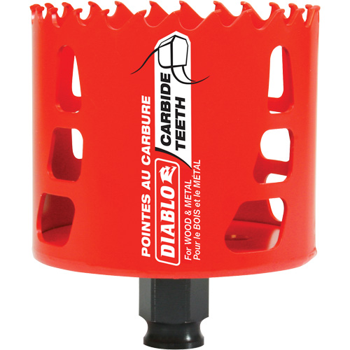 Scie cloche pour bois et m&eacute;tal, 3", Profondeur de la coupe 2-3/8", Carbure Toolneeds Inc.