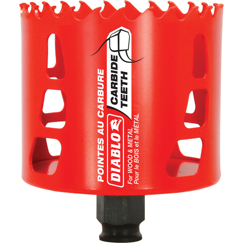 Scie cloche pour bois et m&eacute;tal, 3-1/8", Profondeur de la coupe 2-3/8", Carbure Toolneeds Inc.