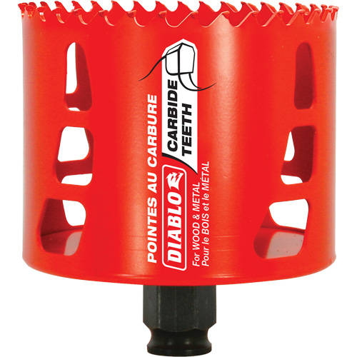 Scie cloche pour bois et m&eacute;tal, 3-1/4", Profondeur de la coupe 2-3/8", Carbure Toolneeds Inc.