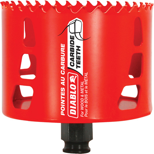 Scie cloche pour bois et m&eacute;tal, 3-5/8", Profondeur de la coupe 2-3/8", Carbure Toolneeds Inc.