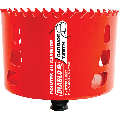 Scie cloche pour bois et m&eacute;tal, 4", Profondeur de la coupe 2-3/8", Carbure Toolneeds Inc.