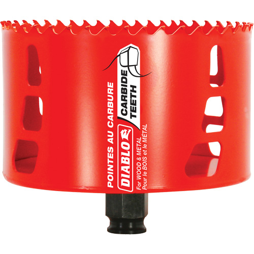 Scie cloche pour bois et m&eacute;tal, 4-1/4", Profondeur de la coupe 2-3/8", Carbure Toolneeds Inc.