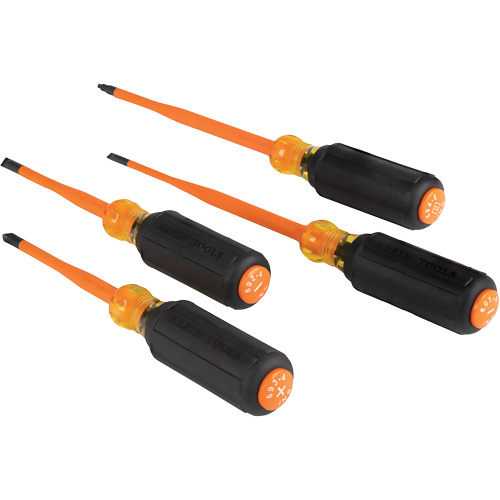 Slim-Tip Insulated Screwdriver Set, 1000 V, 4 Pcs Toolneeds Inc.