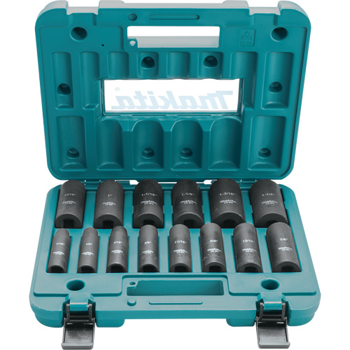 Well Socket Set, 14 Pcs, Impact, 1/2" Drive Size, Deep Toolneeds Inc.