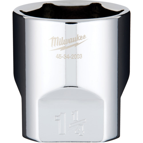 SAE Socket with Four Flat Sides, 1-1/4", 1/2" Drive, 6 Points Toolneeds Inc.