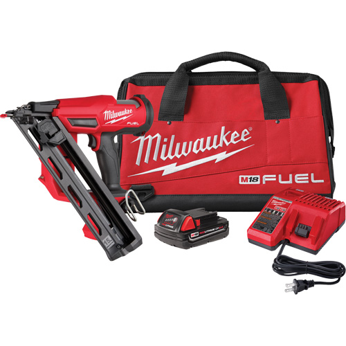 N&eacute;cessaire de clouage M18 Fuel pour clous de finition de calibre 15, 18 V, Lithium-ion Toolneeds Inc.