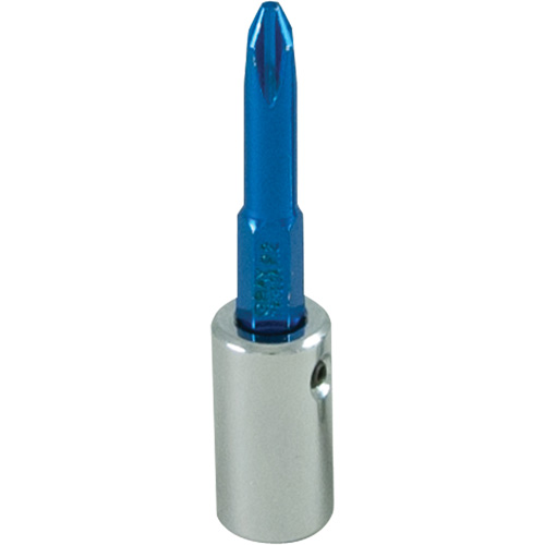 Douille tournevis &agrave; embout bleu, Phillips, #2, Prise 1/4" Toolneeds Inc.