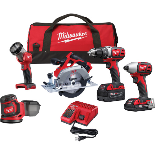 Trousse 5 pi&egrave;ces doutil combin&eacute; M18, Lithium-ion, 18 V Toolneeds Inc.