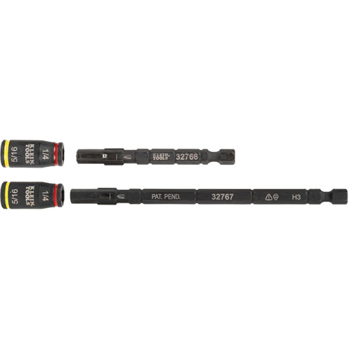 3-in-1 Impact Flip Socket Set, Hex, 1/4" Drive, 3 Pcs Toolneeds Inc.