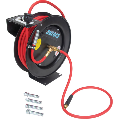 Hose Reel, Air/Water, 1/4" x 35', Single Hose, 300 psi Toolneeds Inc.