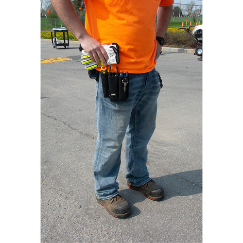 Lineman's Tool Pouch, Multiple Tool Holder, Leather, 3 Pockets Toolneeds Inc.