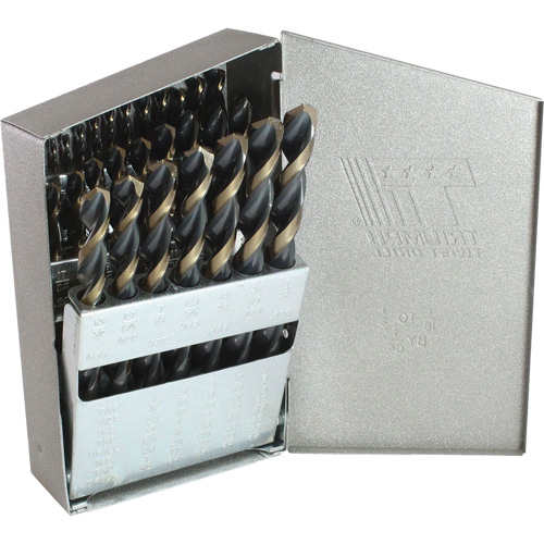 Triumph&reg; MRO Plus&reg; Jobber Length Drill Bit Set, 29 Pieces, High Speed Steel Toolneeds Inc.