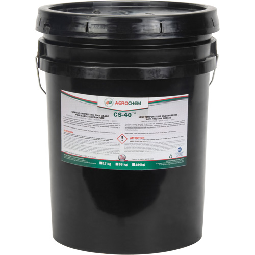 Aerochem CS-40 Low-Temperature Multi-Purpose Grease, 17 kg, Pail Toolneeds Inc.