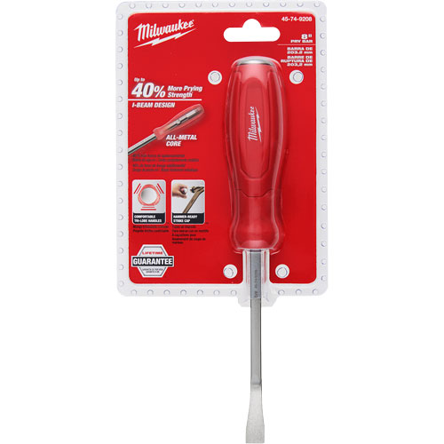 Pry Bar, 1-1/4" W, 8" L Toolneeds Inc.