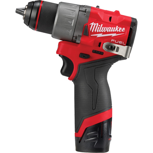 M12 Fuel Drill/Driver Kit, Lithium-Ion, 12 V, 1/2" Chuck, 400 in-lbs Torque Toolneeds Inc.
