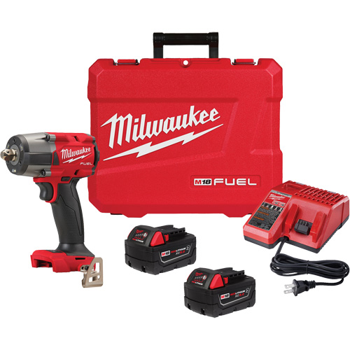 Ensemble de cl&eacute; &agrave; choc de couple moyen M18 Fuel avec cheville d'arr&ecirc;t, 18 V, Mandrin 1/2" Toolneeds Inc.