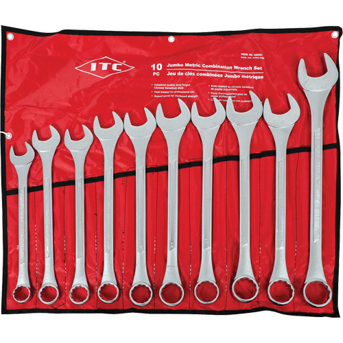 ICWJ-10M Jeu de cl&eacute; grand format, Combinaison, 10 morceaux, M&eacute;trique Toolneeds Inc.