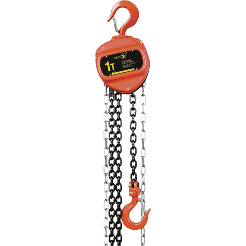 VCH Series Chain Hoist, 10' Lift, 2200 lbs. (1 tons) Capacity, Heat-Treated Alloy Steel Chain Toolneeds Inc.