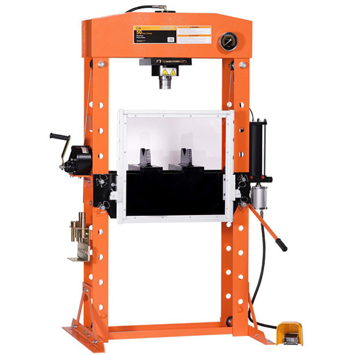 Super Heavy-Duty Shop Press, 50 Ton(s) Capacity Toolneeds Inc.