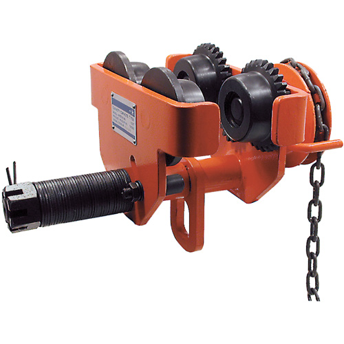 SGT Series Heavy-Duty Geared Trolley, 10000 lbs. (5 tons) Capacity, 4-1/2" - 8-1/32" Toolneeds Inc.