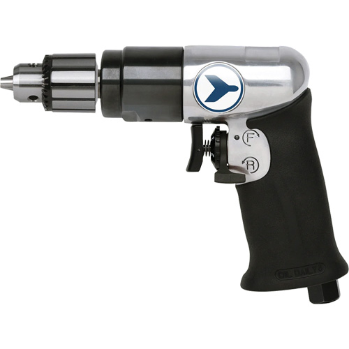 AD38VSRK Perceuse pneumatique &agrave; vitesse variable, 6 pi³/min, 1/4" NPT, 82 dBA, 3/8" mandrin, Avec cl&eacute; Toolneeds Inc.