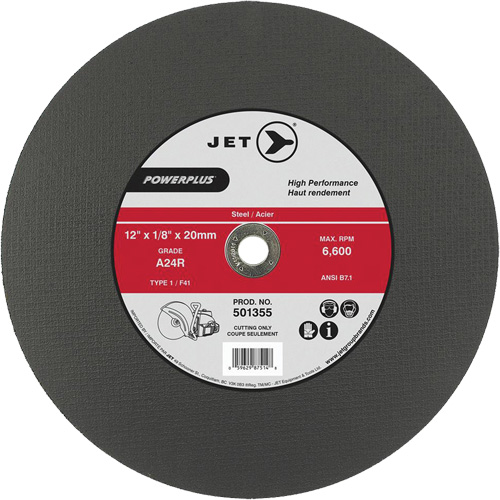 A24R PowerPlus Cut-Off Wheel, 14" x 1/8", 20 mm Arbor, Type 1, 5500 RPM Toolneeds Inc.