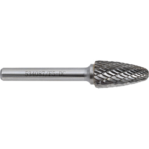 F5-DC Jet-Kut&reg; GP Carbide Burr, 1/2" Dia., 1" Depth of Cut Toolneeds Inc.