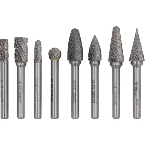 CBHP-8 Jet-Kut&reg; Premium Carbide Burr Set, 8 Pieces Toolneeds Inc.