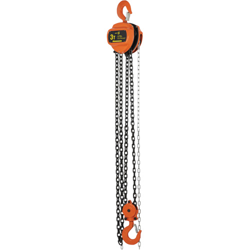 VHC Series Chain Hoists, 10' Lift, 6600 lbs. (3 tons) Capacity, Alloy Steel Chain Toolneeds Inc.