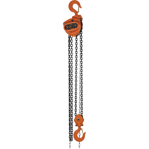 KCH Series Chain Hoists, 10' Lift, 6600 lbs. (3 tons) Capacity, Alloy Steel Chain Toolneeds Inc.