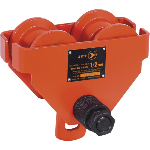 VPT-05 Manual Trolley - VBT Series, 1100 lbs. (0.5 tons) Toolneeds Inc.