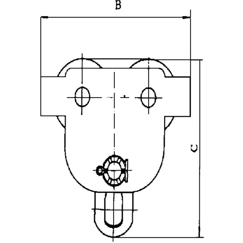 Heavy-Duty Manual Trolley - SBT Series, 11000 lbs. (5 tons) Toolneeds Inc.