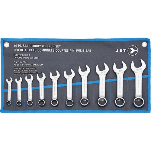SCWS-10S Jeux de cl&eacute;s courtes, Combinaison, 10 morceaux, Imp&eacute;rial Toolneeds Inc.