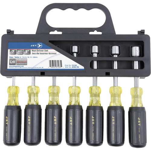 JKND-7M Nut Driver Set, 7, Non Magnetic, Metric Toolneeds Inc.