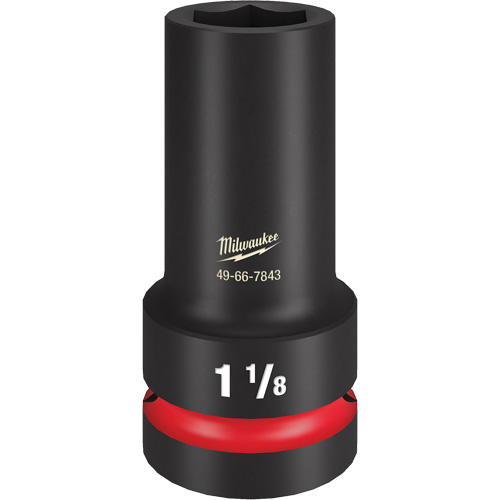 Shockwave Impact Duty Thin Wall Extra Socket, Impact, 1-1/8", 1" Drive, 6 Points, Deep Toolneeds Inc.