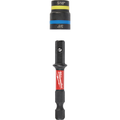 Shockwave Impact Duty Quik-Clear 2-in-1 Nut Drivers, 5/16"/3/8" Drive, 2-1/2" L, Magnetic Toolneeds Inc.