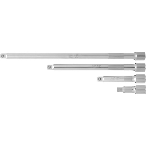 Drive Extension Set, 1/2" Drive, Chrome Finish, 4 Pcs Toolneeds Inc.