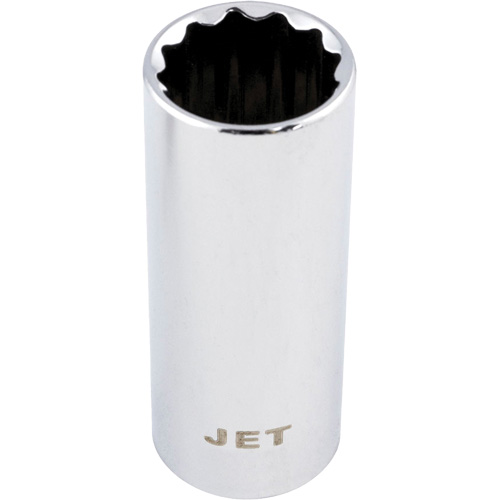 Douille chrom&eacute;e, 10 mm, Prise 1/4", 12 pans, Profond Toolneeds Inc.