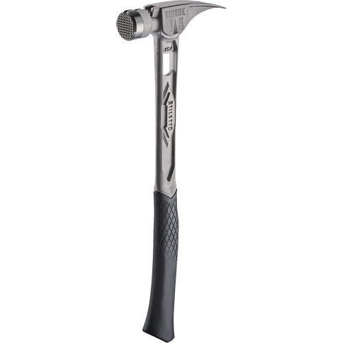 Marteau de charpente en titane meul&eacute; TIBONE, 15 oz, Prise en Acier plein, 17-17/50" lo Toolneeds Inc.