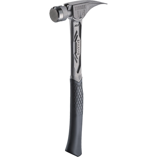 Marteau de charpente en titane meul&eacute; TIBONE, 14 oz, Prise en Acier plein, 15-1/4" lo Toolneeds Inc.