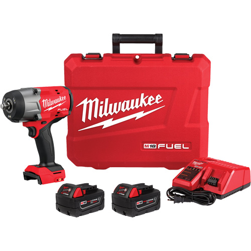 Cl&eacute; &agrave; choc &agrave; couple &eacute;lev&eacute; M18 Fuel avec ensemble d'anneau &agrave; friction, 18 V, Mandrin 1/2" Toolneeds Inc.