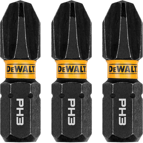 3-Piece FLEXTORQ&reg; Impact Screwdriving Bits, Phillips, #3, 1/4" Drive Toolneeds Inc.
