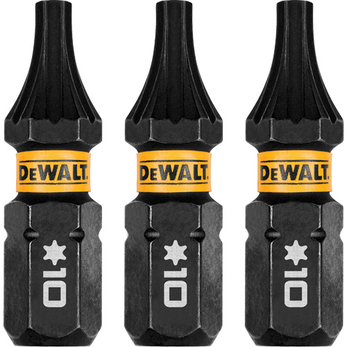 3-Piece FLEXTORQ&reg; Impact Screwdriving Bits, Torx, T-10, 1/4" Drive Toolneeds Inc.
