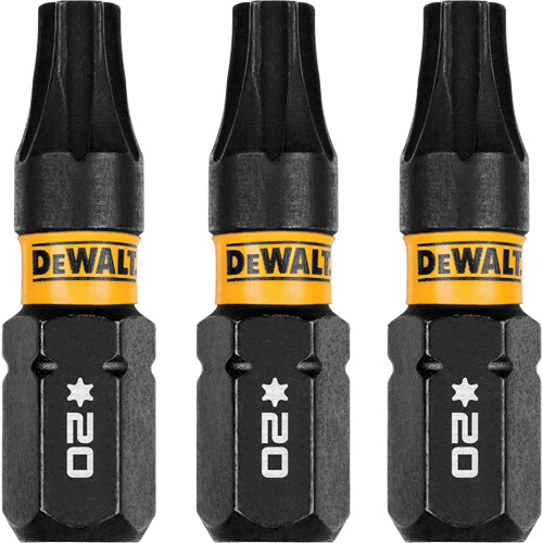 3-Piece FLEXTORQ&reg; Impact Screwdriving Bits, Torx, T-20, 1/4" Drive Toolneeds Inc.