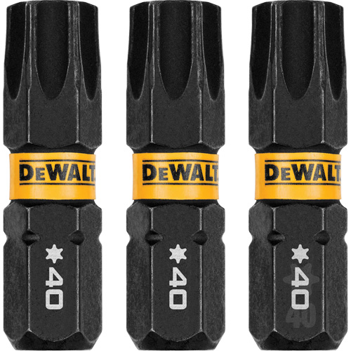 3-Piece FLEXTORQ&reg; Impact Screwdriving Bits, Torx, T-40, 1/4" Drive Toolneeds Inc.