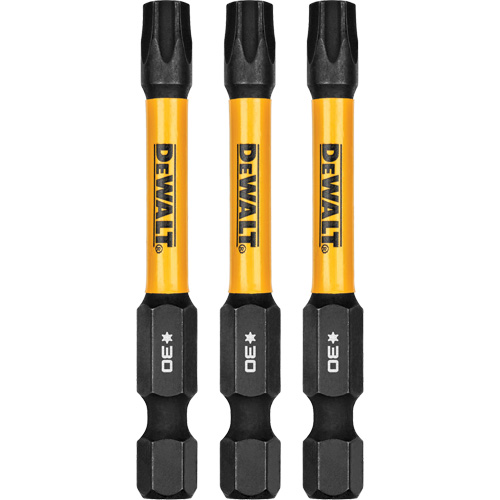 3-Piece FLEXTORQ&reg; Impact Screwdriving Bits, Torx, T-30, 1/4" Drive Toolneeds Inc.