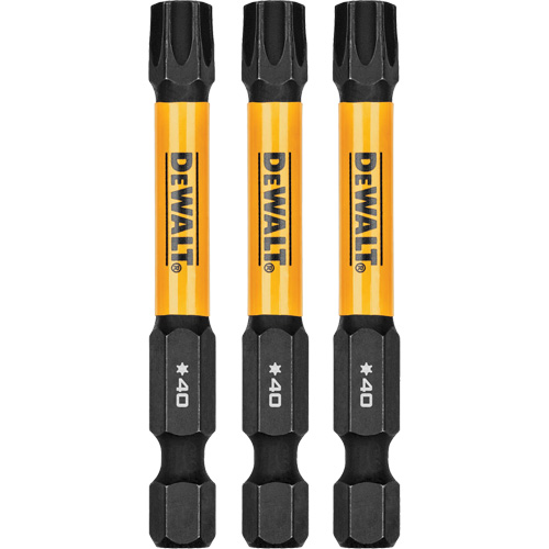 3-Piece FLEXTORQ&reg; Impact Screwdriving Bits, Torx, T-40, 1/4" Drive Toolneeds Inc.