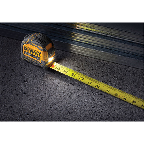 TOUGHSERIES LED Lighted Tape Measure, 25' Toolneeds Inc.