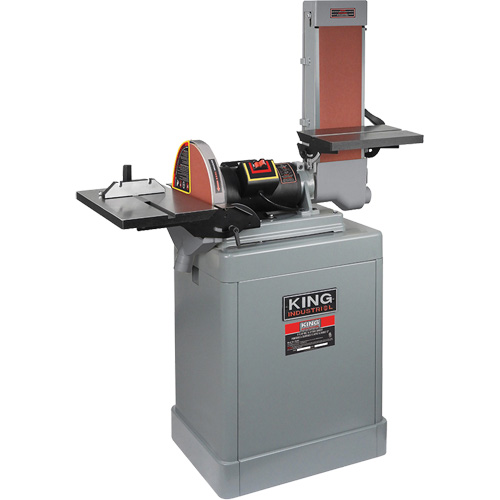 Ponceuse &agrave; bande & disque, 6" la x 48" lo Bande, 12" Disque Toolneeds Inc.