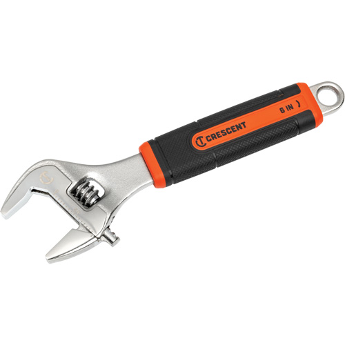 Adjustable Wrench, 6" L, 26 mm/1-4/5" Max Width, Chrome/Polished Toolneeds Inc.